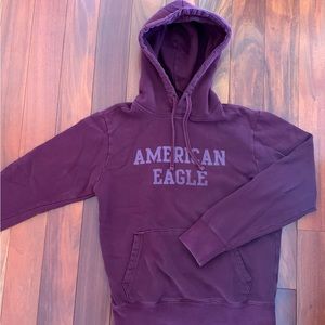 American Eagle Men’s Casual Burgundy Hoodie